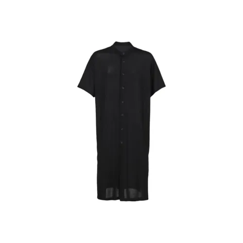Yohji Yamamoto Pour Homme Черные Мужские Рубашки