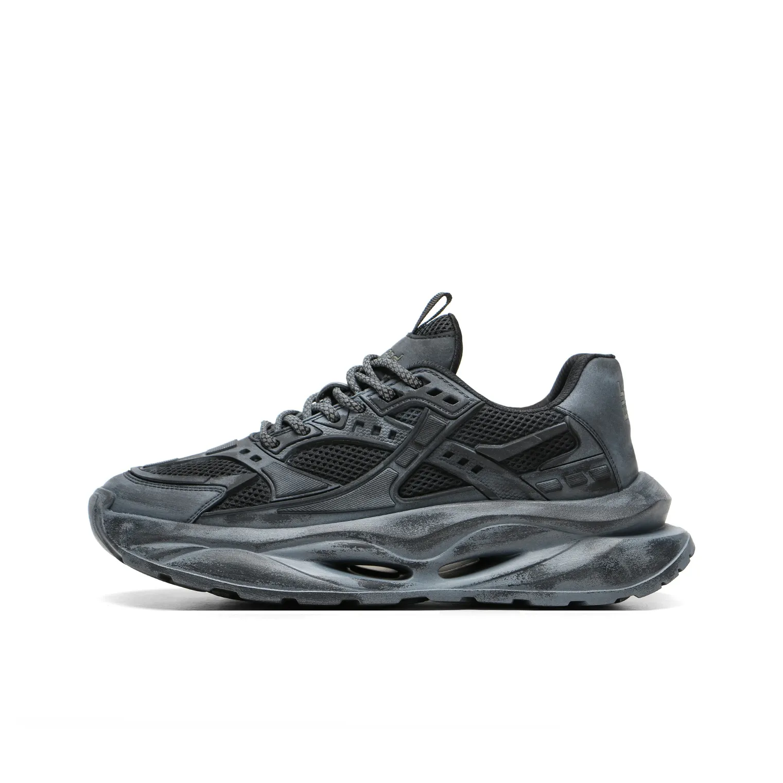 Meixi Устойчивый к истиранию Дышащий Увеличивающий Высоту Низкий Топ Кроссовки с Толстой Подошвой Мужские