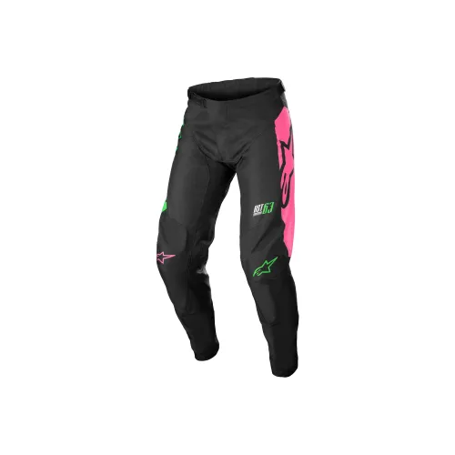 ALPINESTARS Черный/Зеленый Неон/Розовый Флуоресцентный Унисекс Гоночные костюмы / Мотоциклетные костюмы