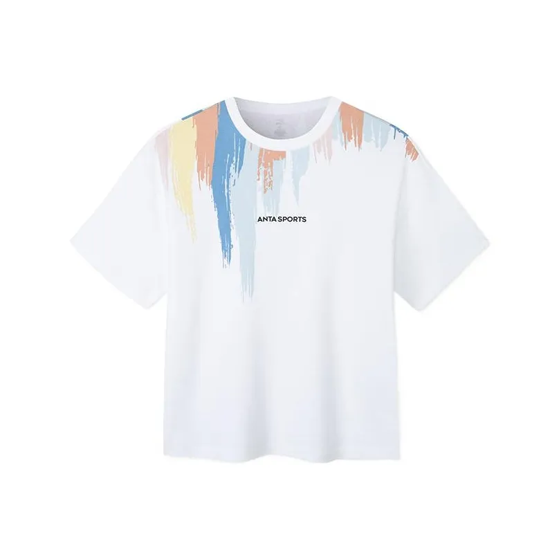 ANTA Life Collection Crop Tops Women's Snowflake White