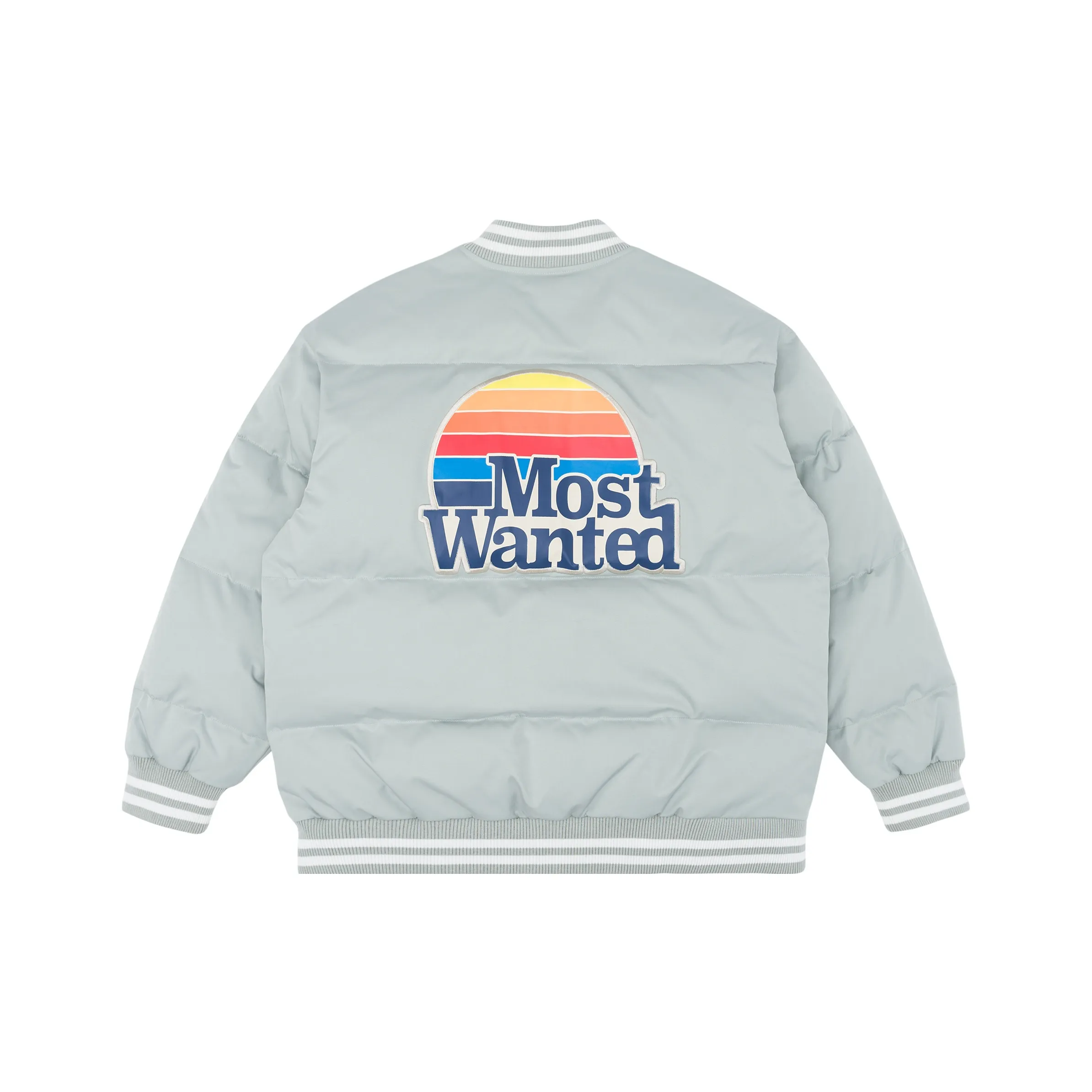 MostwantedLab MostwantedLab Classic Rainbow Puffer Jacket Unisex