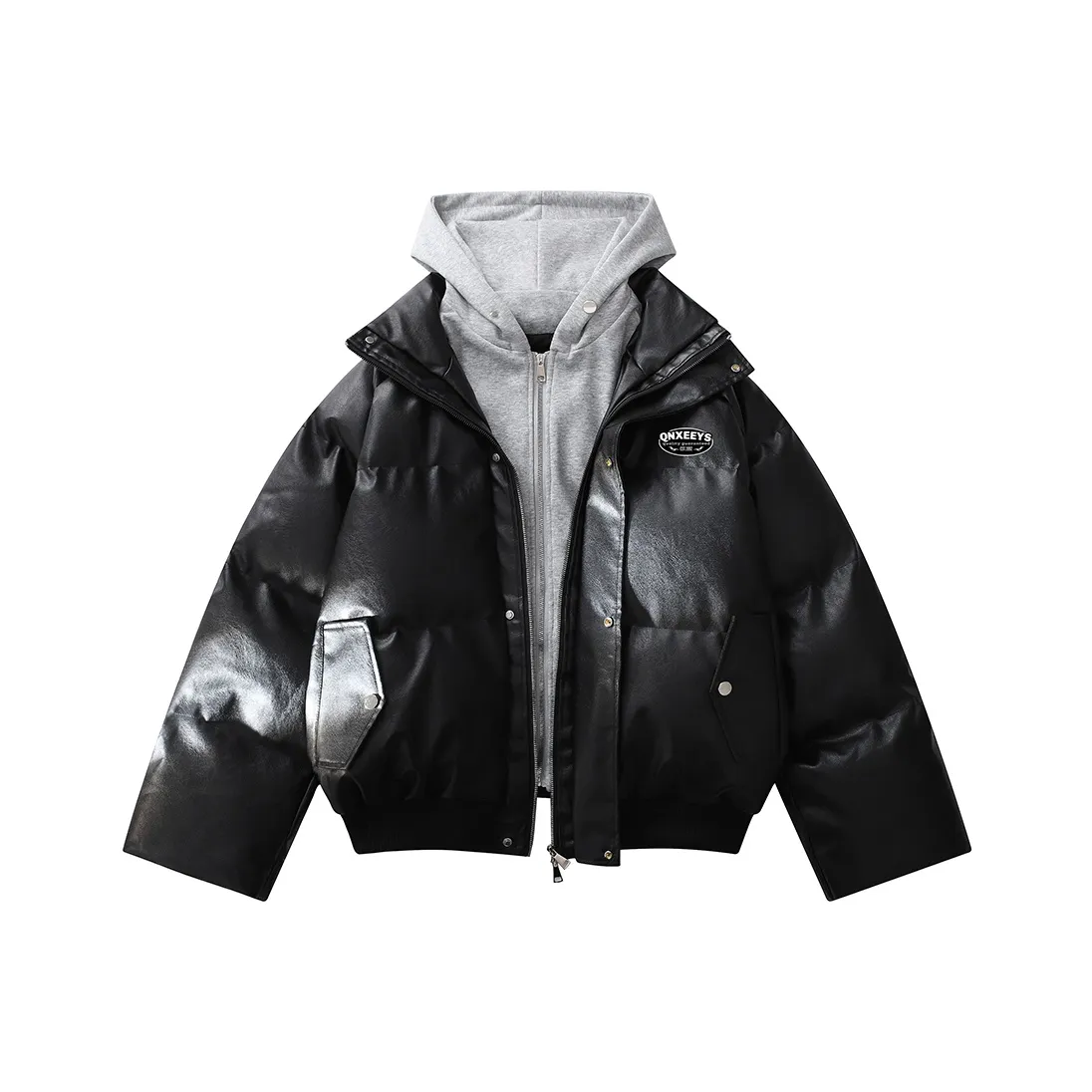 Qnxeey Унисекс Объемные куртки (пуфы)