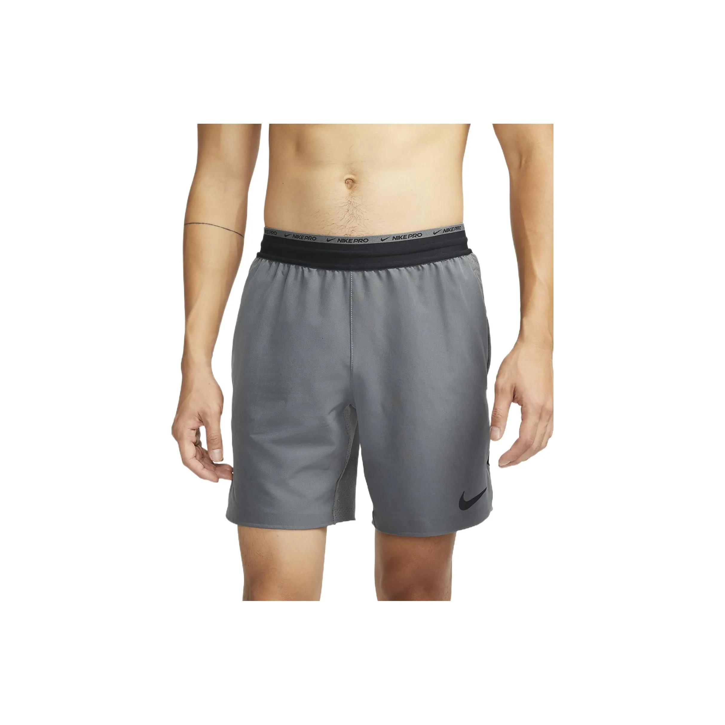 Nike Железно-серый Мужские спортивные шорты