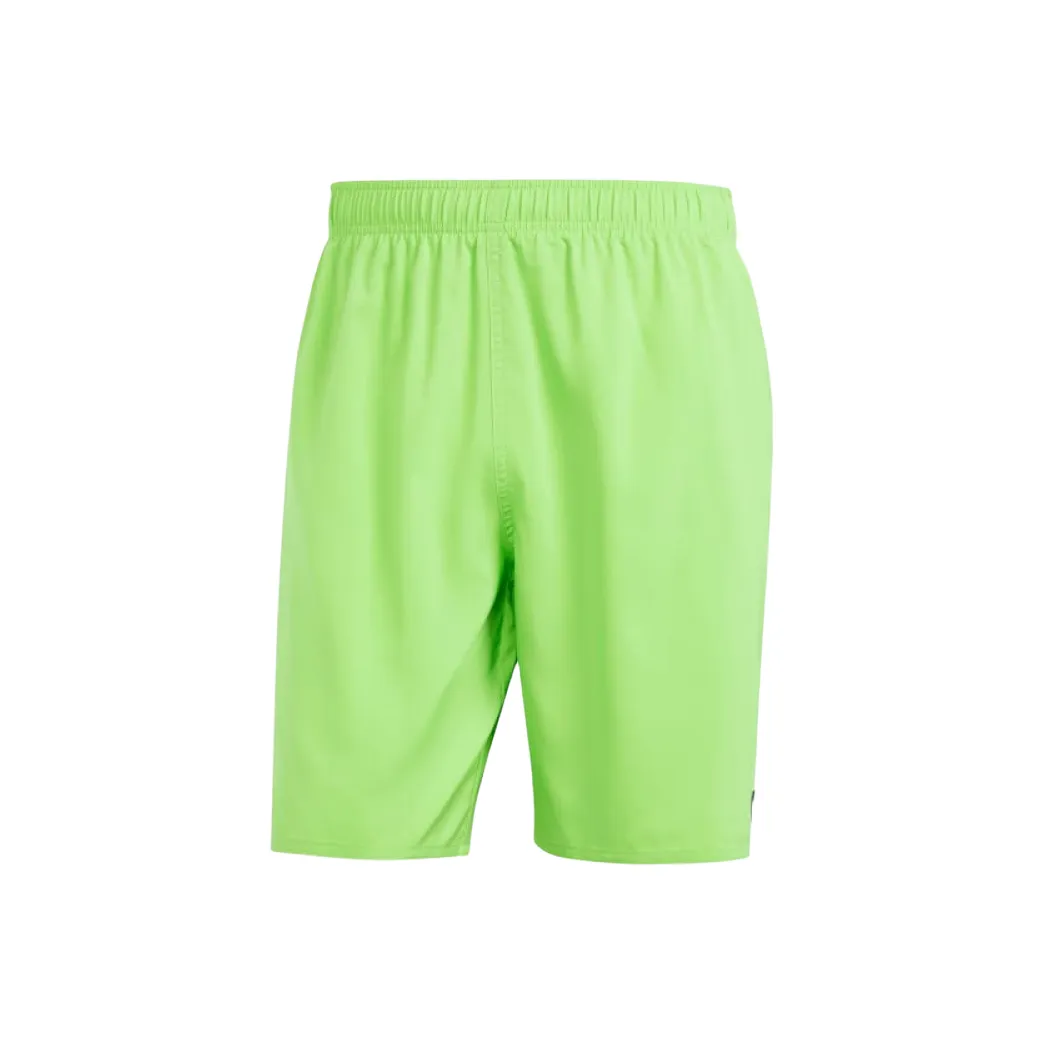 Adidas Solid CLX Swimming Shorts Unisex Clear Lime Green