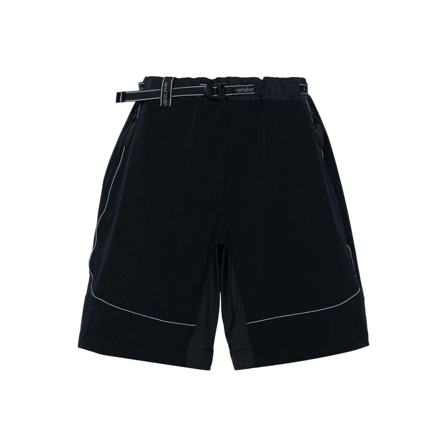 And wander Collaboration Мужские Повседневные Шорты Черные