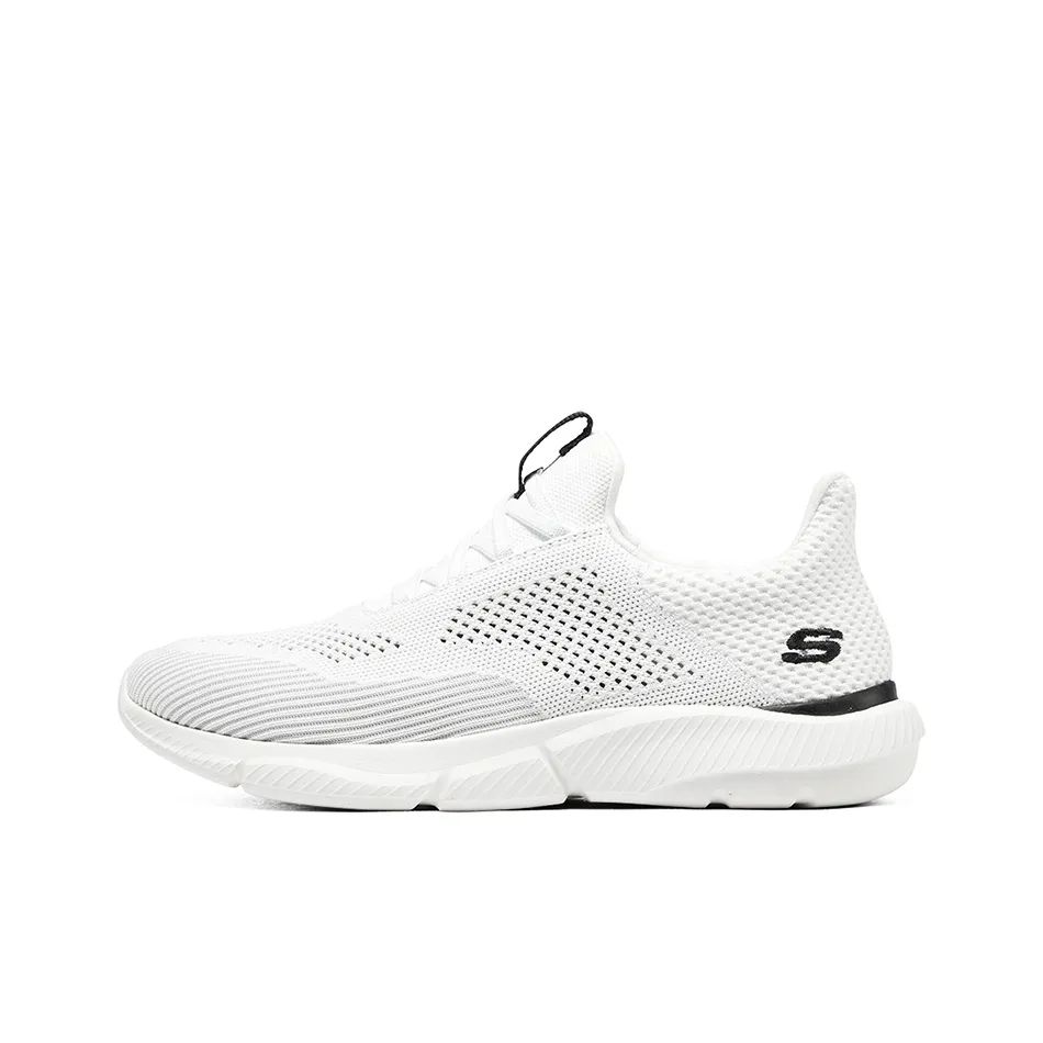Skechers Ingram Low Top Running Shoes Men's White Black