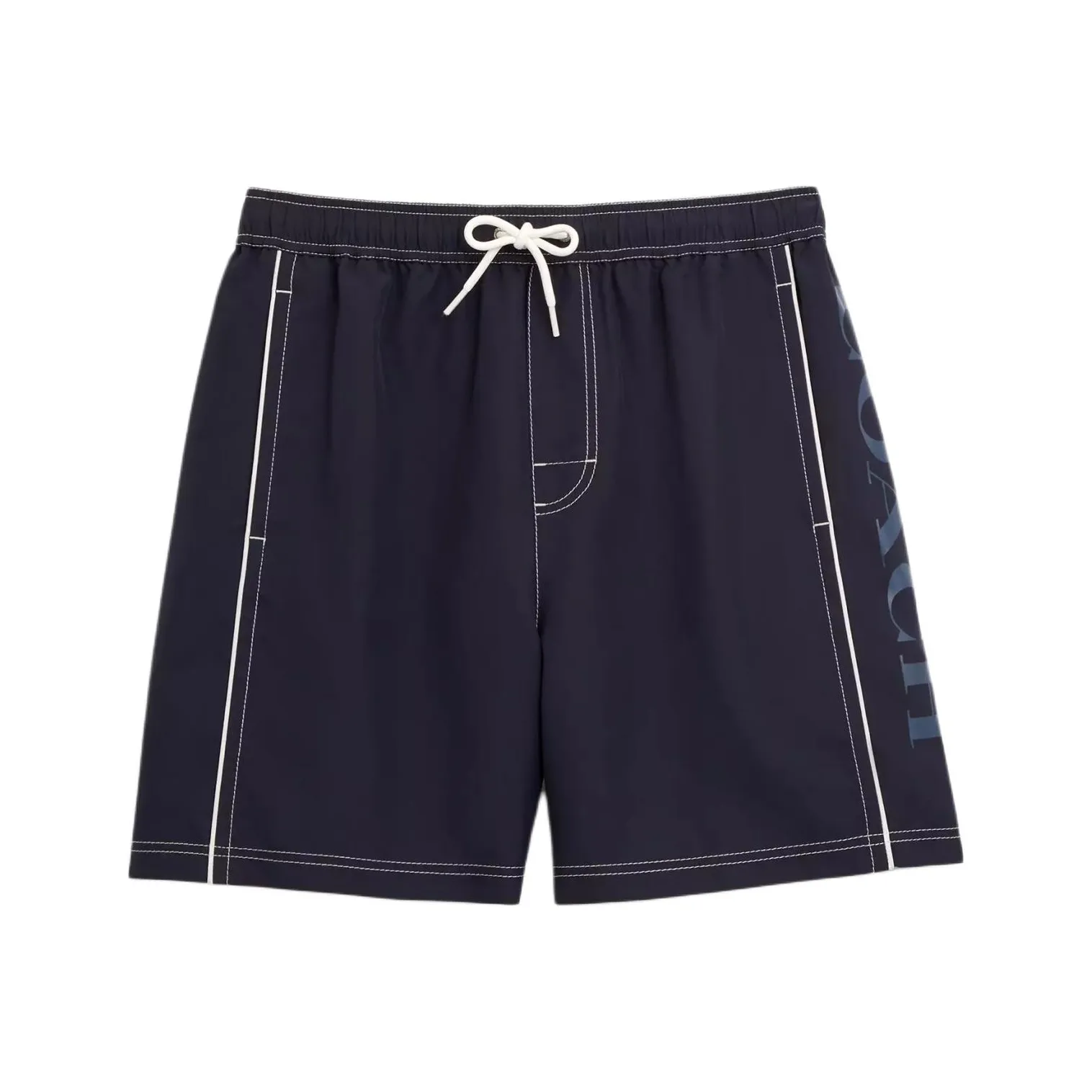 COACH Swim Trunks Swimming Shorts Men's Marine Blue
