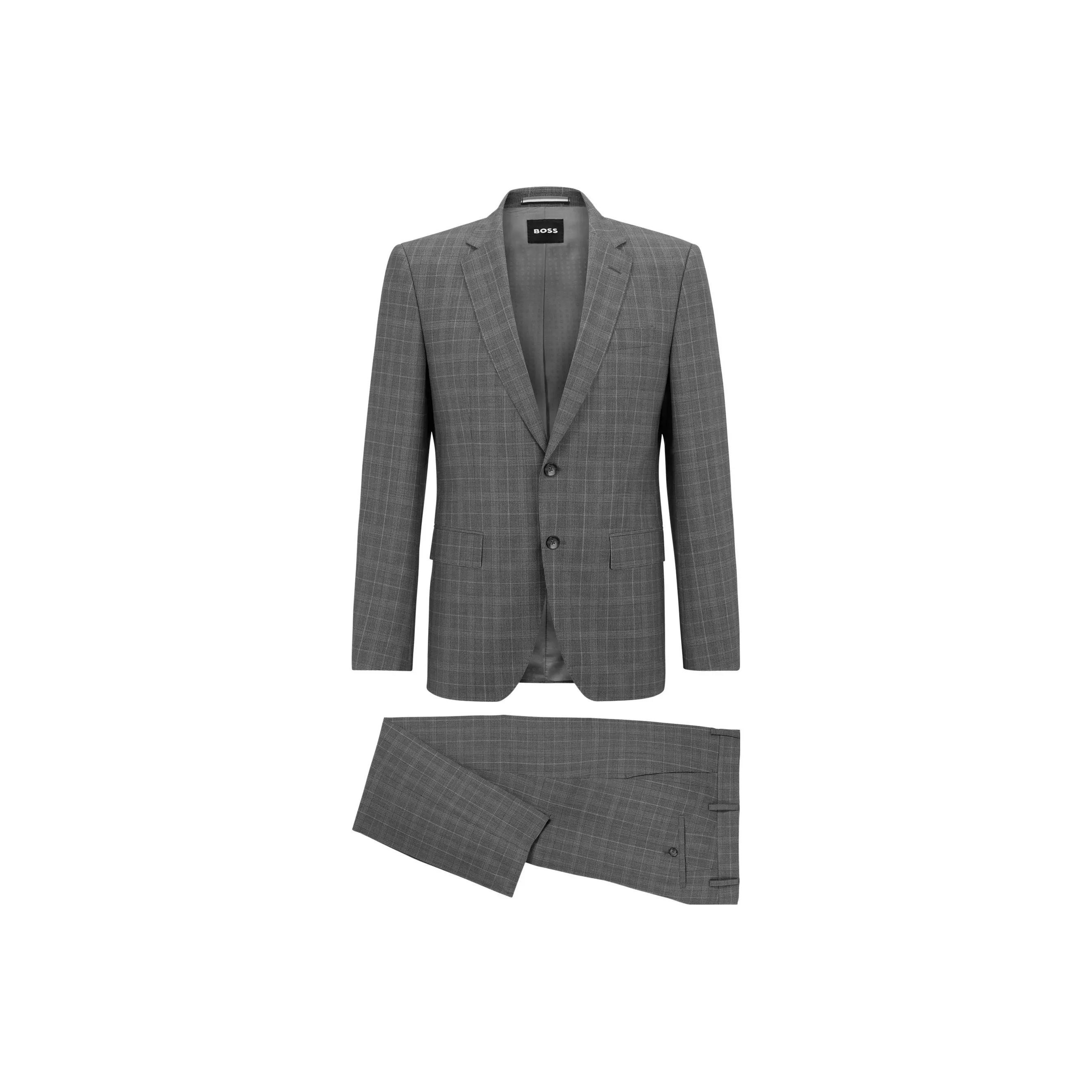 HUGO BOSS Business Suit Men's Gray