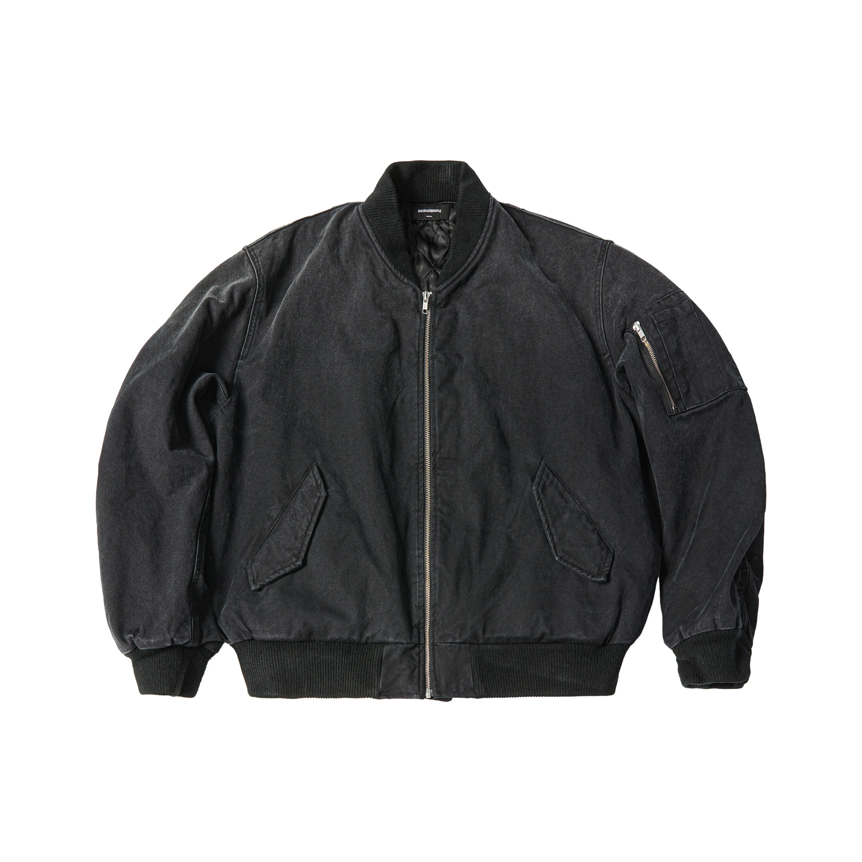 Haonanhuang Пуховик Унисекс Черный Серый