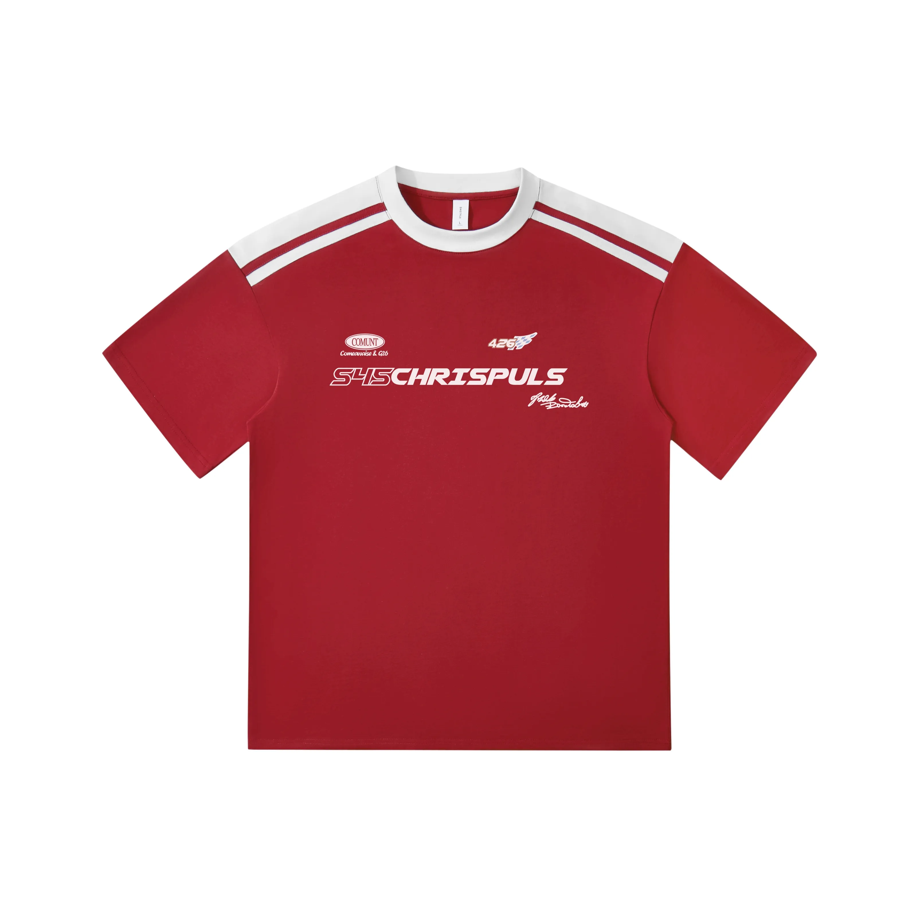 HIPHOPPUNKS T-Shirt Унисекс Бордовый