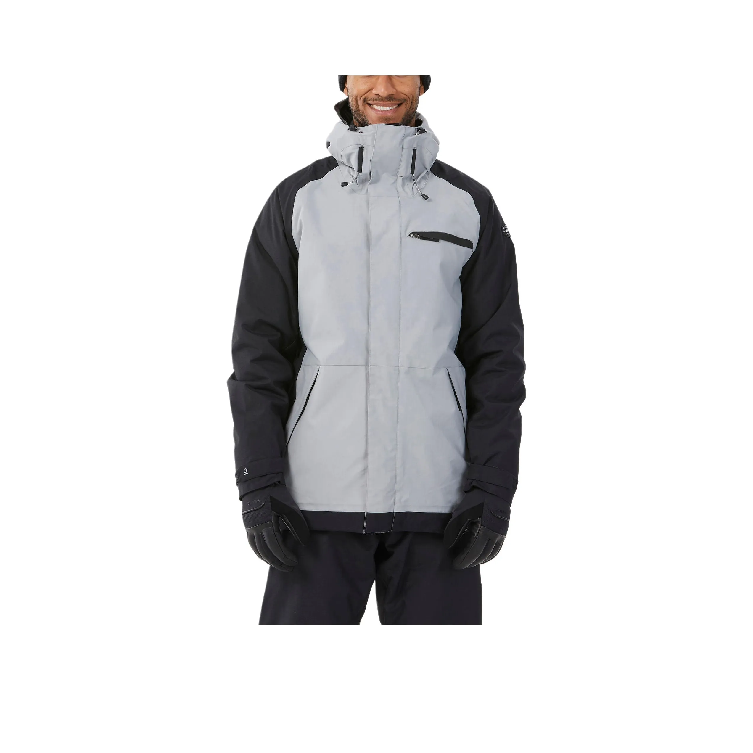 DECATHLON SKI Топ Мужской Черный Серый