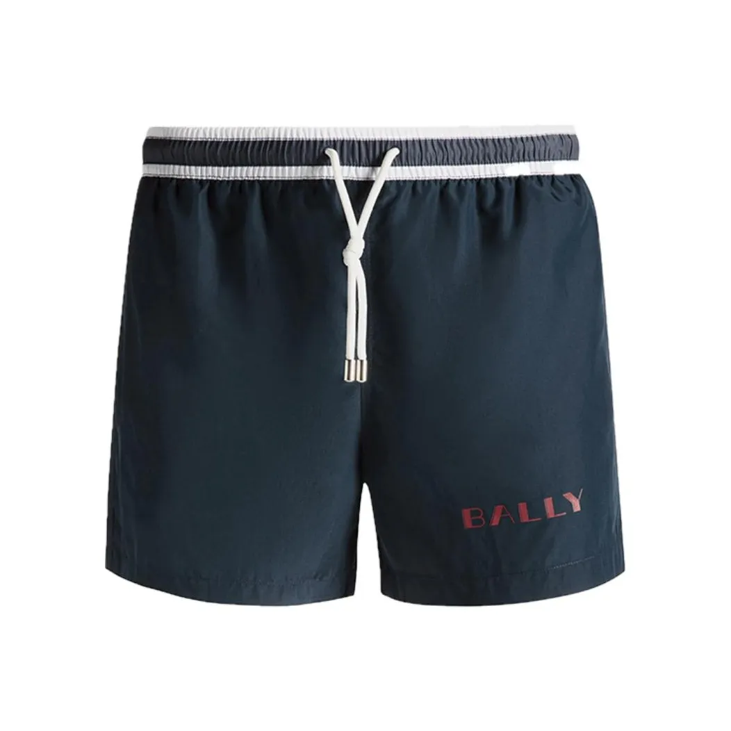 BALLY SS24 Повседневные шорты Мужские Синие