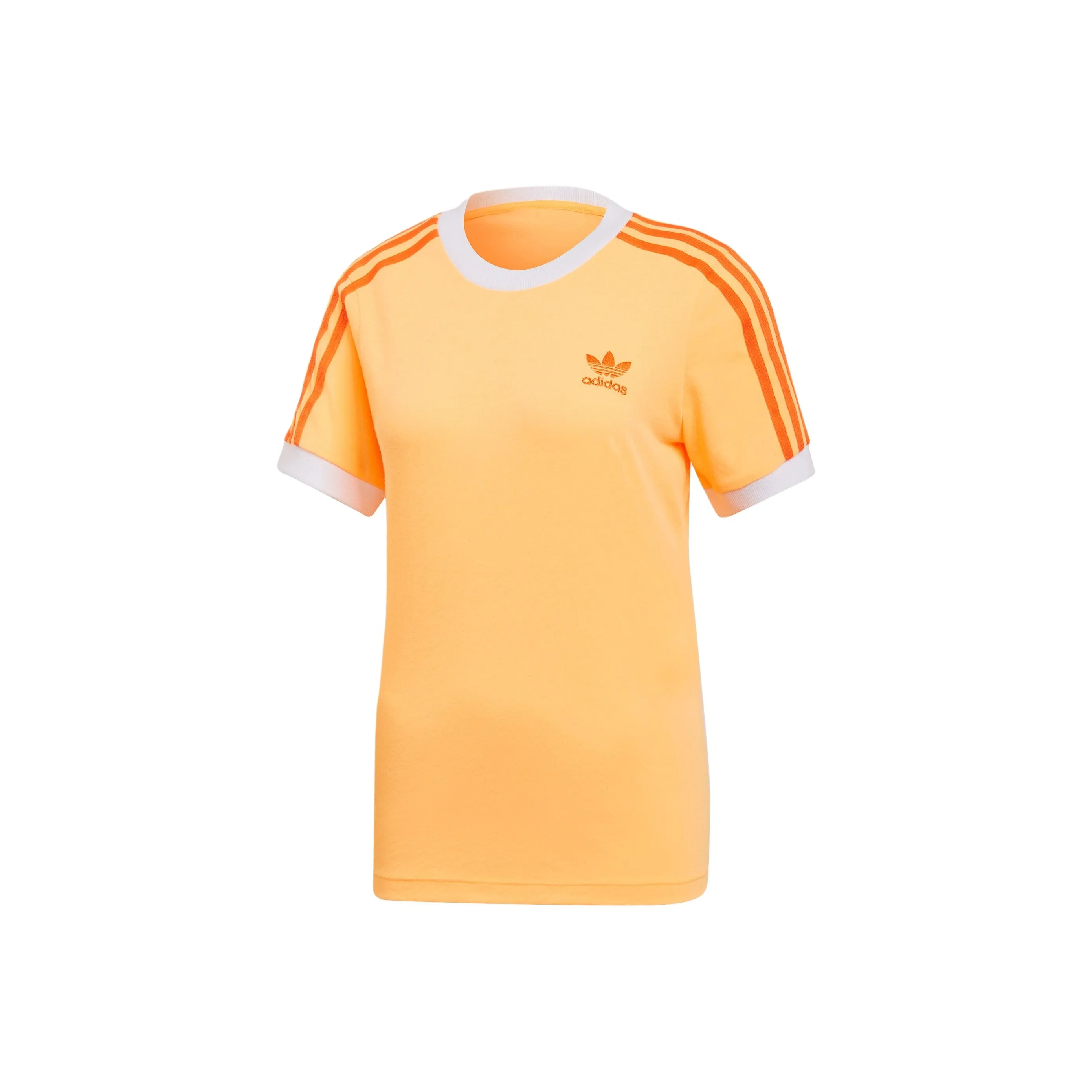 Adidas Originals 3 STR T-Shirt Женская Блестящая Оранжевая
