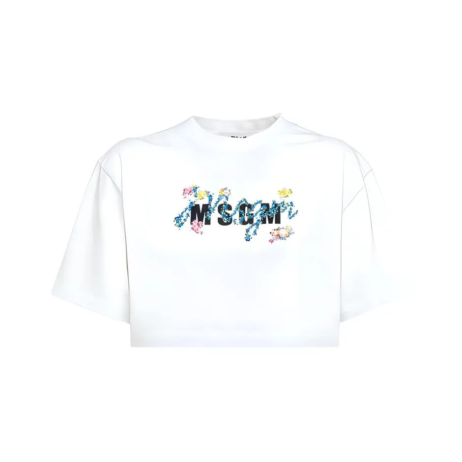 MSGM Crop Tops Women's White