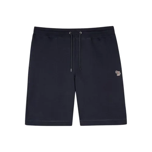 Paul Smith Paul Smith Zebra Logo Series Темно-синие Мужские Повседневные шорты