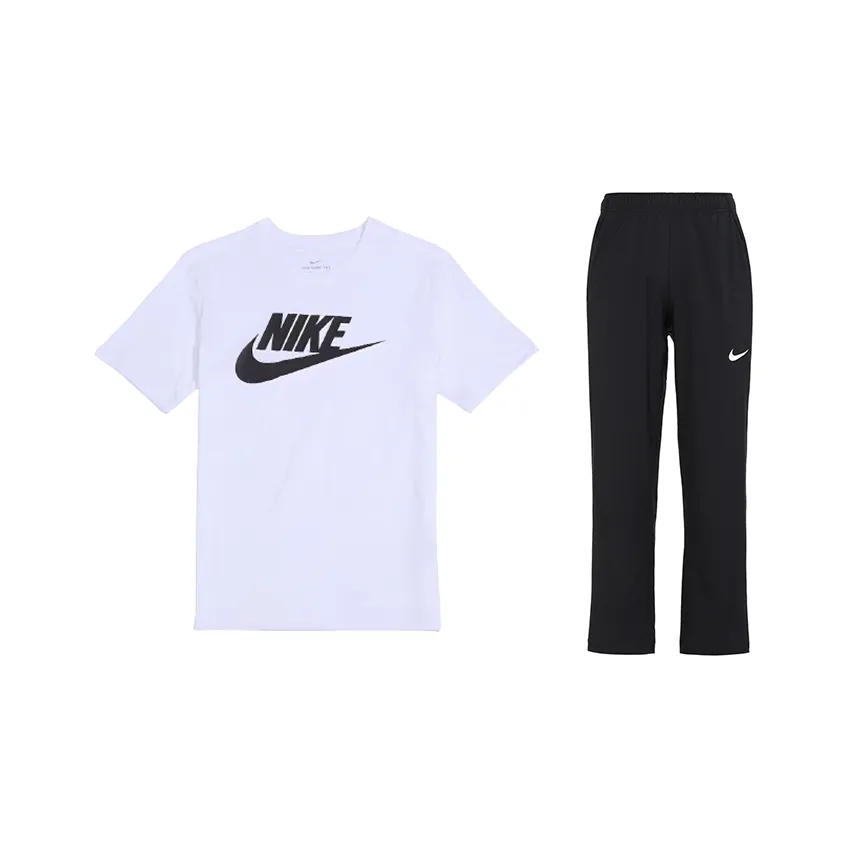 Nike Белый+Черный Мужская Повседневная Спортивная Одежда