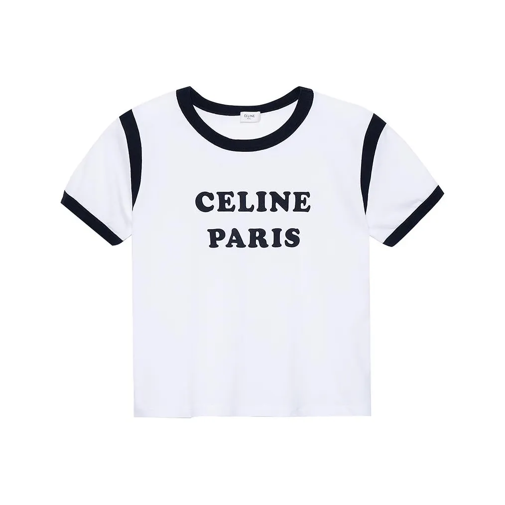 CELINE SS22 Crop Tops Women's White