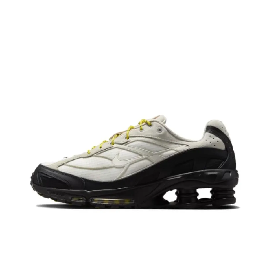 Nike Shox Ride Slip Resistant Abrasion Resistant Низкий Топ Беговые кроссовки Мужские Белые