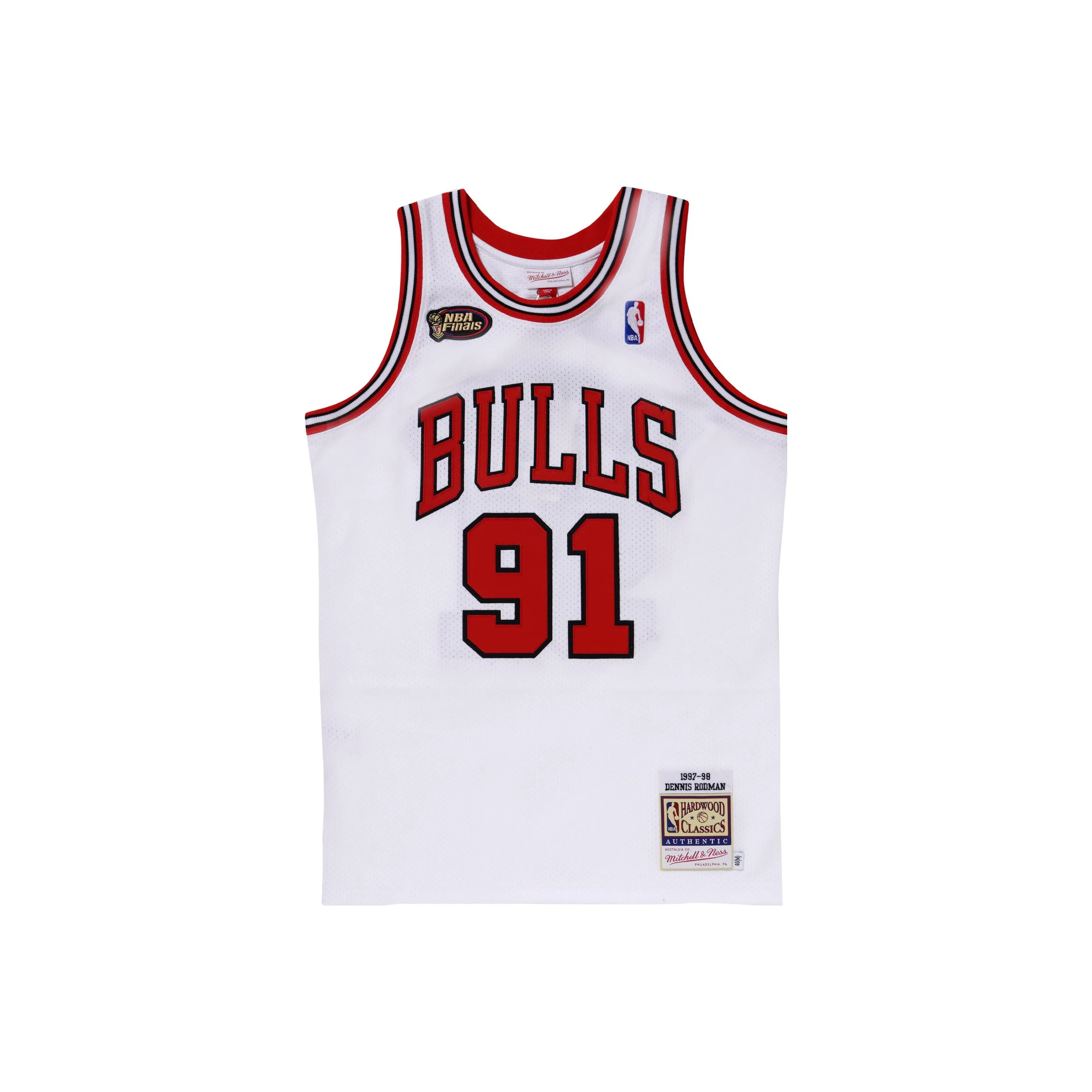 Mitchell & Ness 'NBA Chicago Bulls 1997 Dennis Rodman' Home Finals Jersey