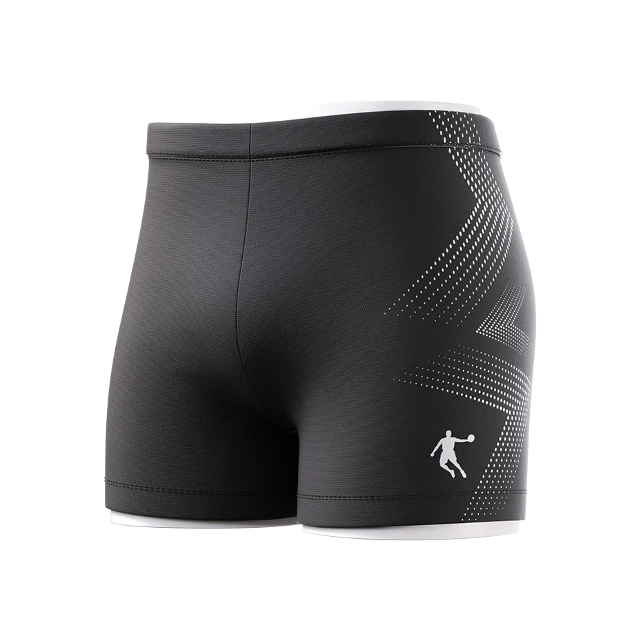 QIAODAN THREE QUARTER Квадратные Плавательные Шорты Профессиональные Тренировки Гонки Плавание Брюки Мужские