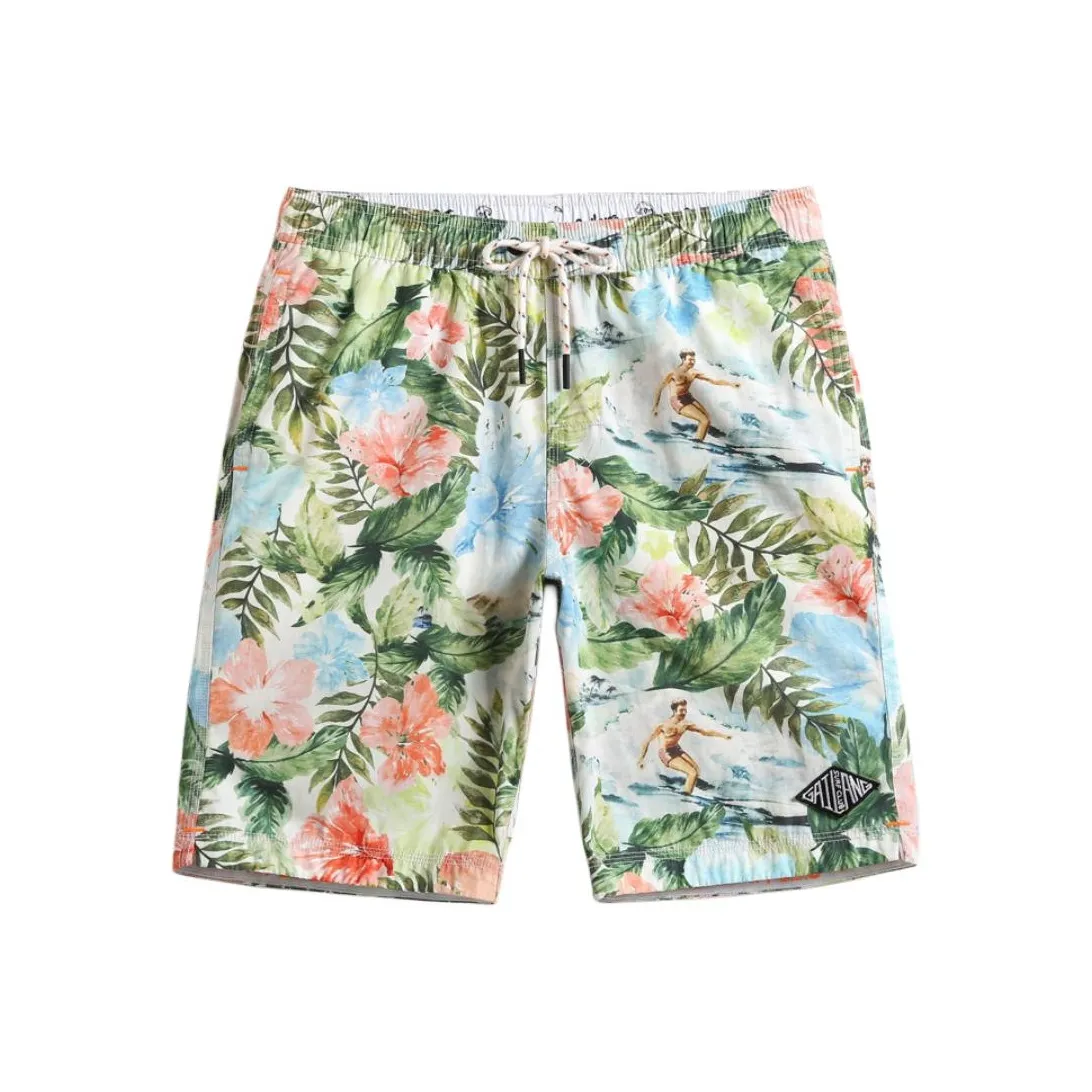 GAILANG Пляжные шорты Мужской Масло Картины С принтом