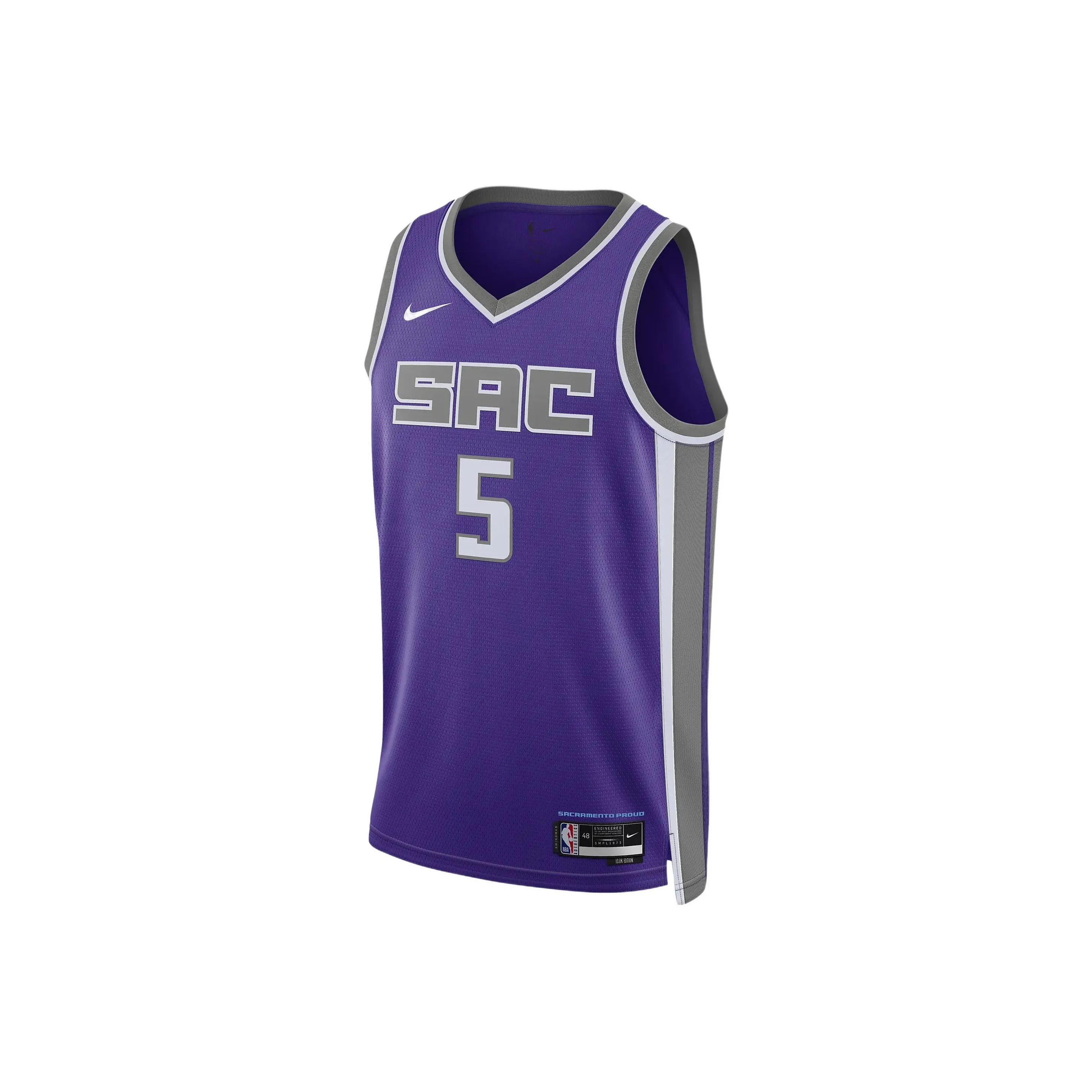 Nike De'Aaron Fox Sacramento Kings 2024/25 Hardwood Classics Men's Nike Dri FIT Nba Swingman Jersey