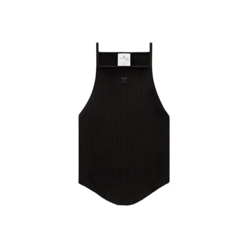 COURREGES Черные Женские Майки