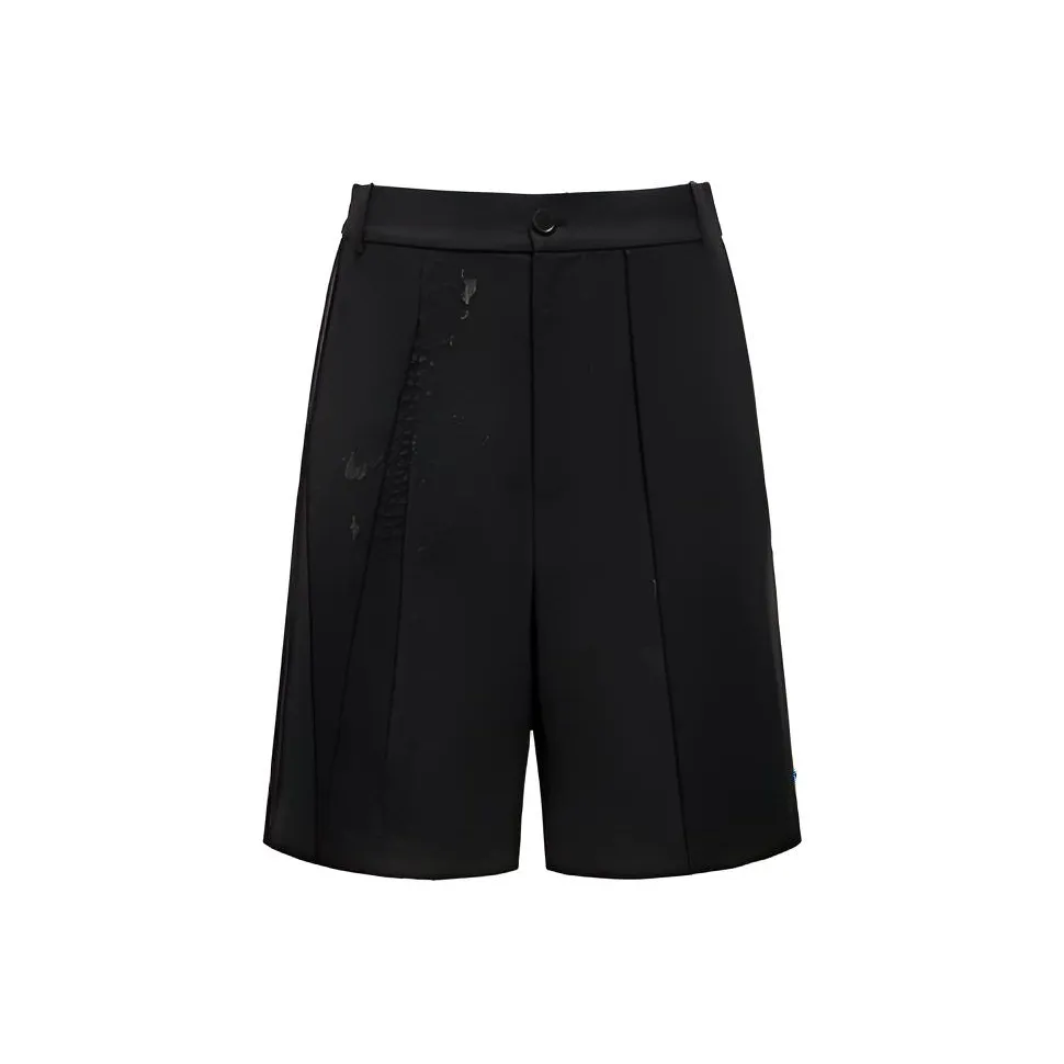 Feng Chen Wang High waisted Wool Shorts