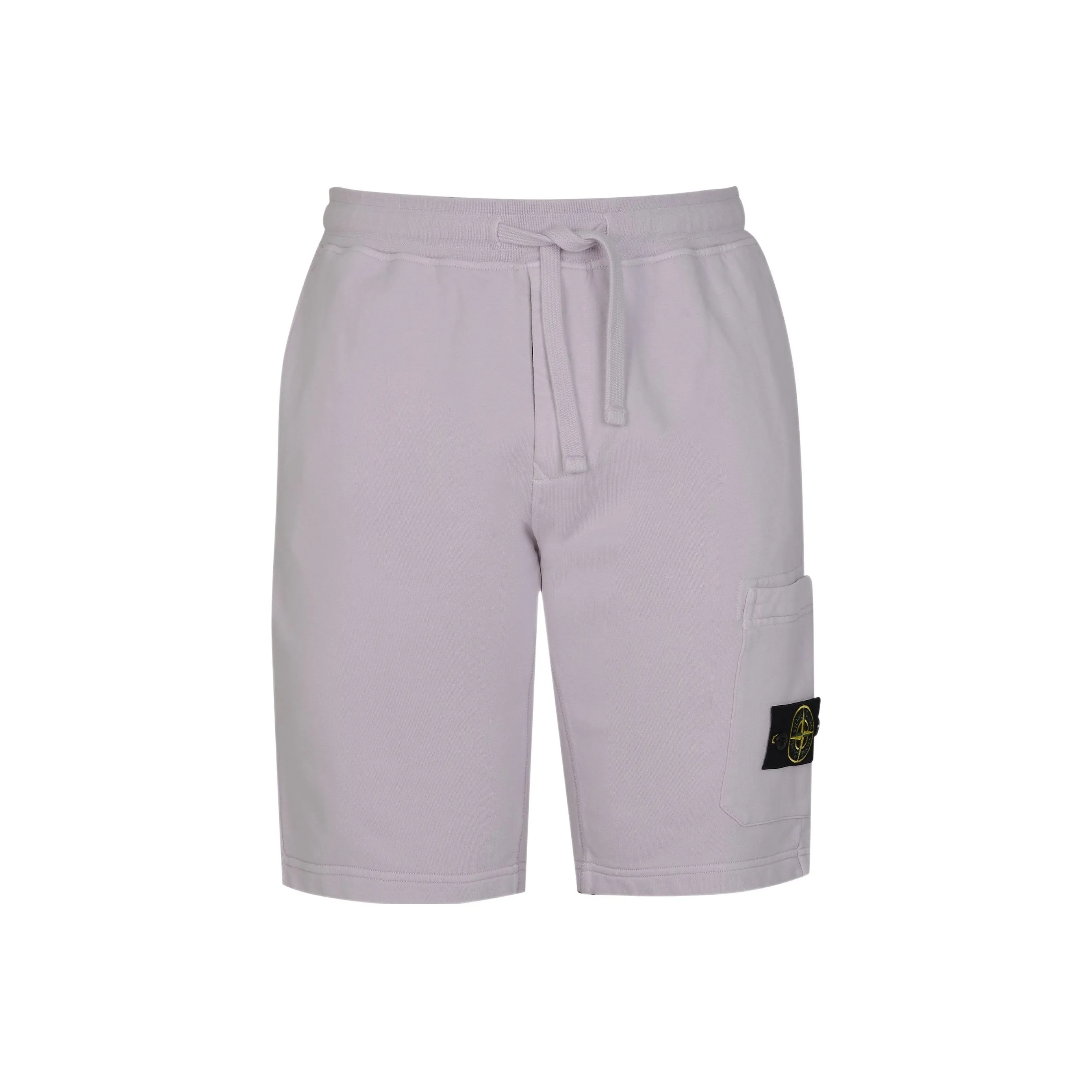 STONE ISLAND 64651 Cotton Fleece Garment Dyed Shorts