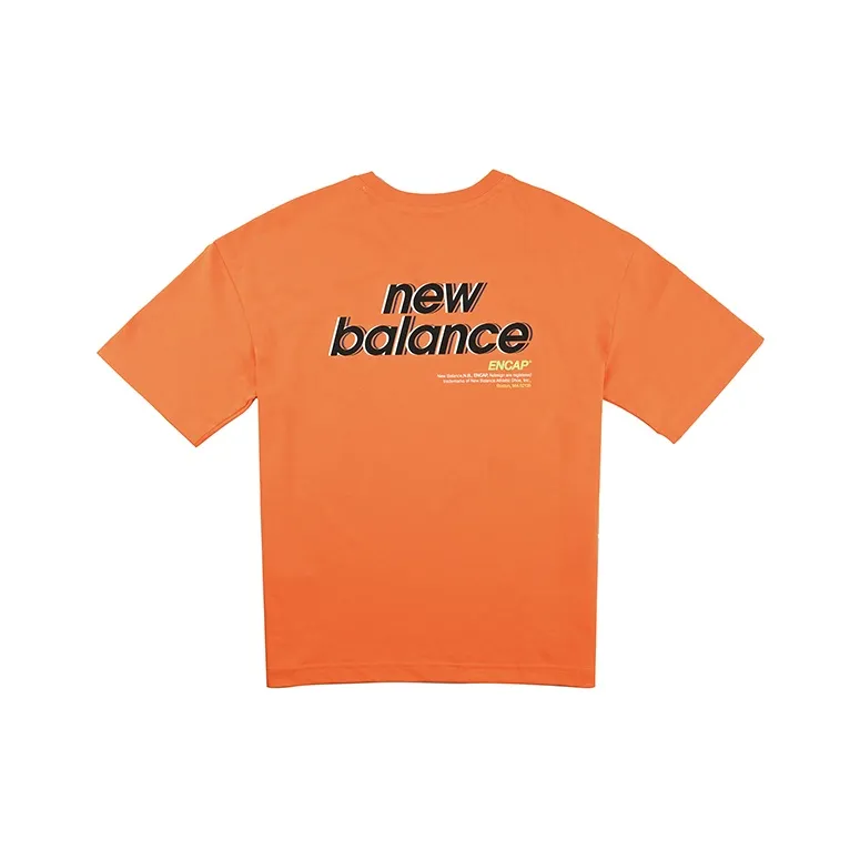New Balance T-Shirt Женская Оранжевая
