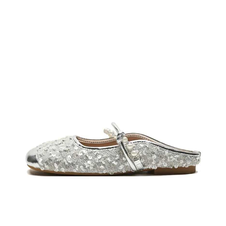City Camel Rubber Sole Slip Resistant Closed Toe Slippers Women's