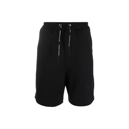 Moose Knuckles Черные Мужские спортивные шорты