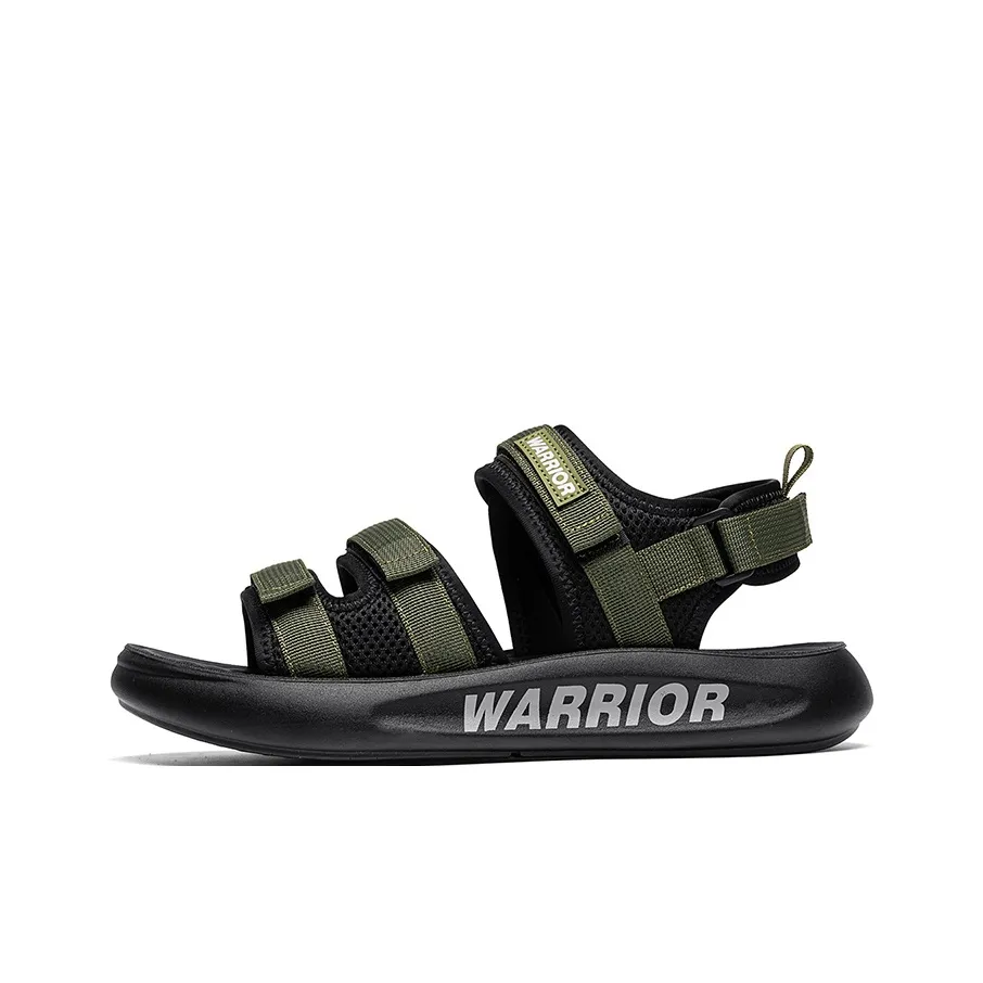 Warrior Пляжные сандалии Мужские Армейский зеленый Черный