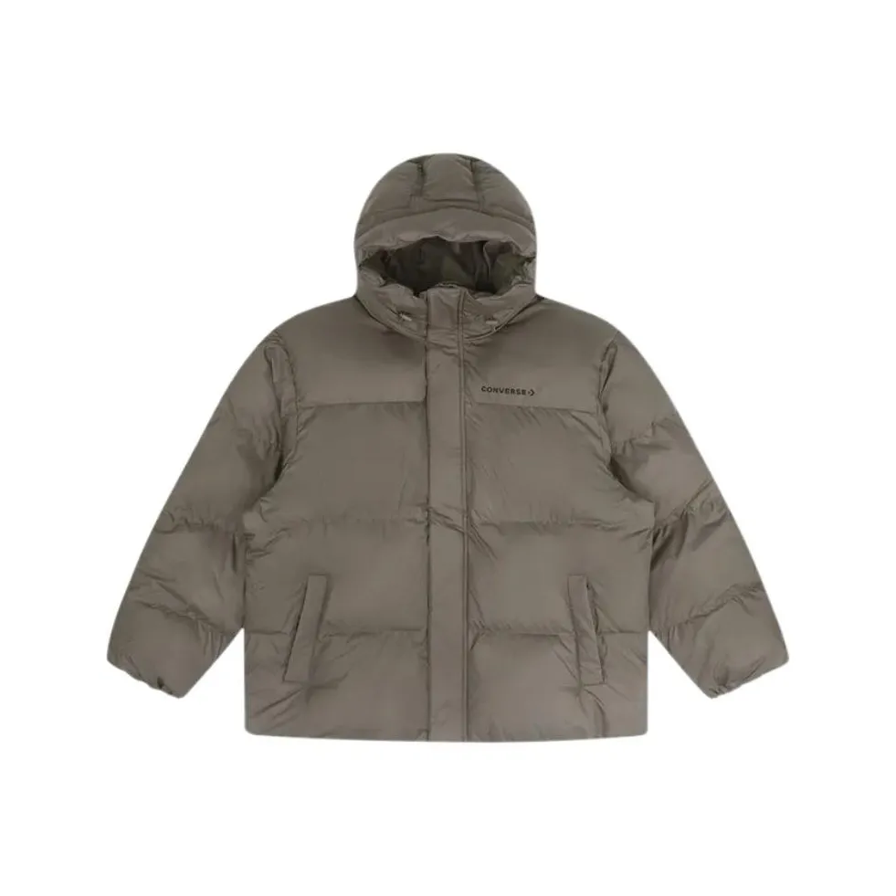 Конверс Хлопковый пуховик Мужской Коричневый
