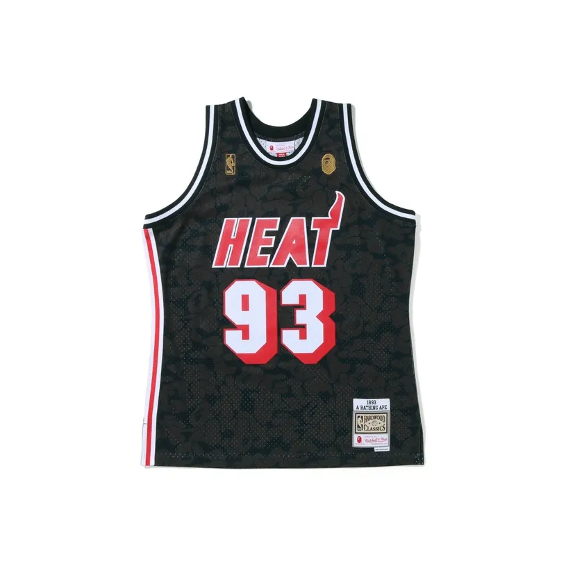 A BATHING APE X Mitchell Ness FW22 Баскетбольная Джерси Фанатская версия Мужская