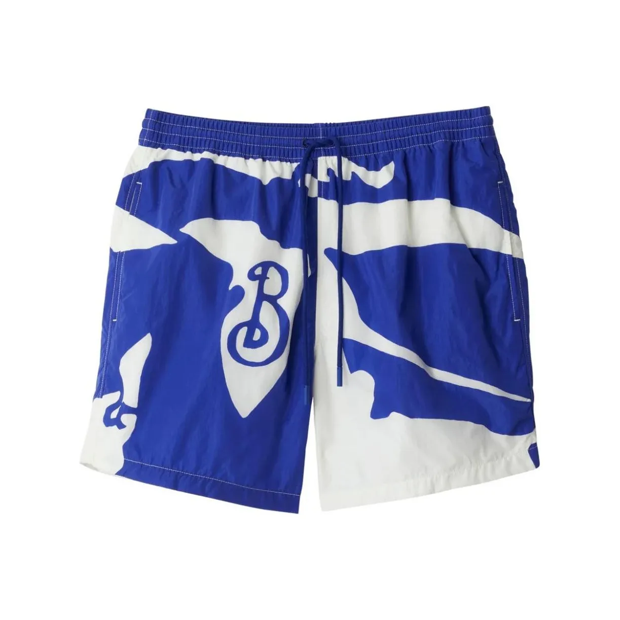 Burberry Abstract Printed Drawstring Swim Shorts
