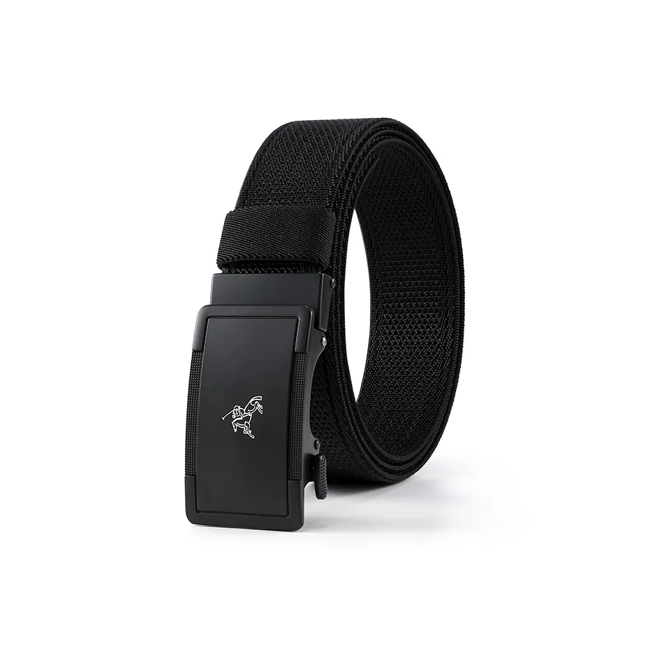 POLOMEISDO Nylon Webbing Stretch Belt Unisex Width 3.5CM