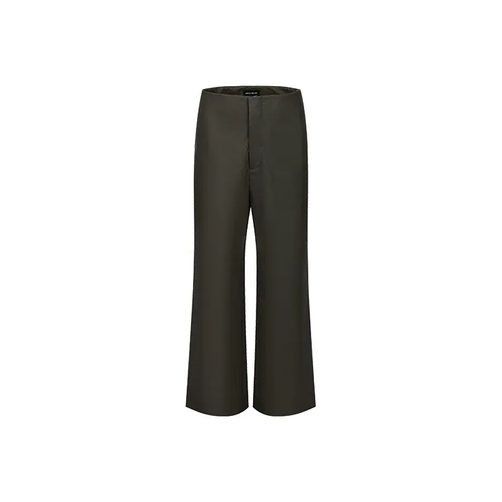 URBAN REVIVO Casual Pants Men's Khaki Green