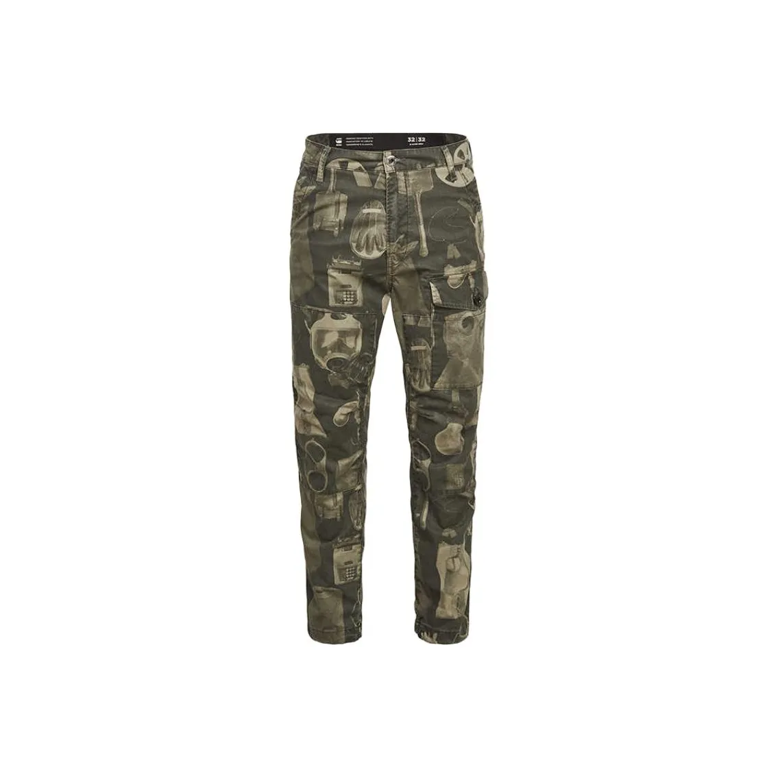 STAR RAW Повседневные брюки Мужские Коричневые