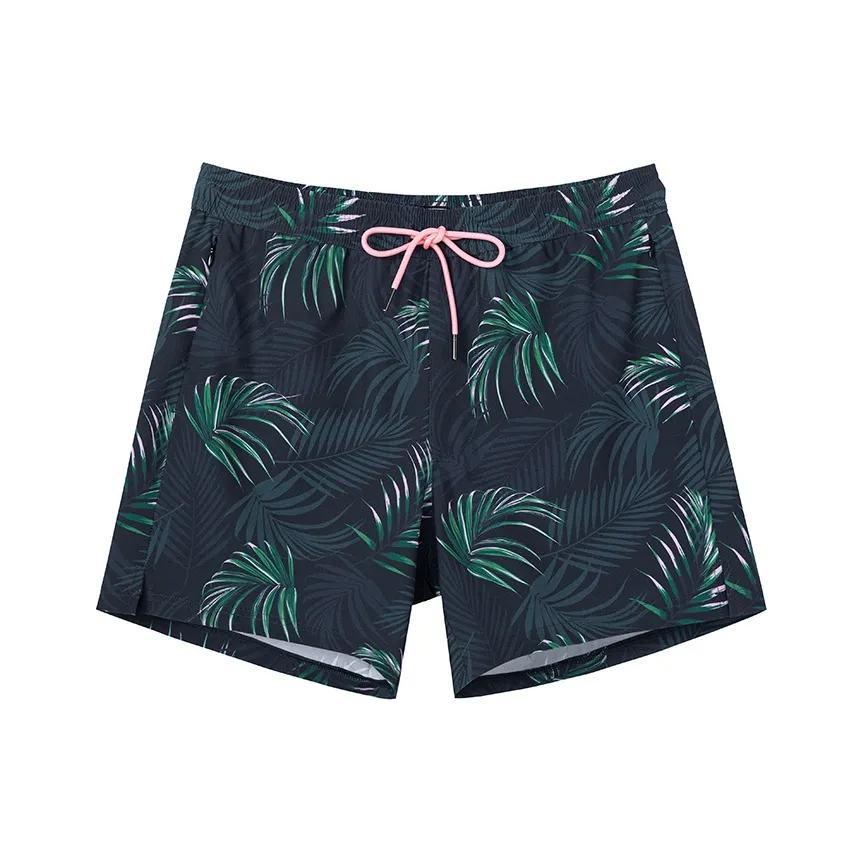 SURFCUZ Пляжные шорты Мужские Черный лист