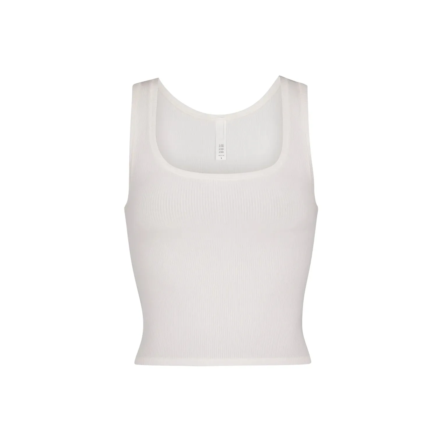 SKIMS SOFT LOUNGE Collection Топ на бретелях Женский Мраморный Белый