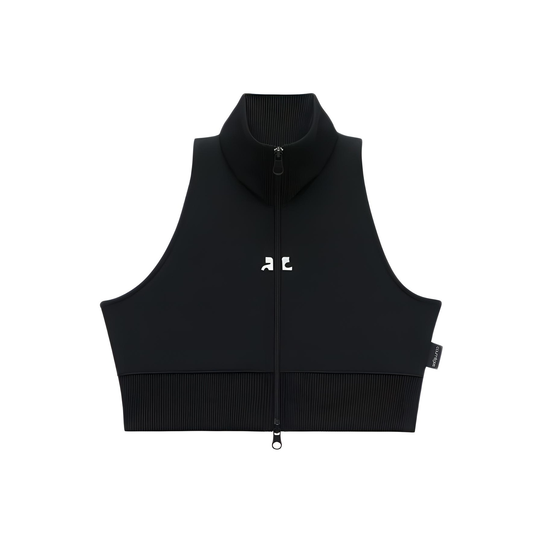 トップス machatt CROPPED VEST black 042f00d8851bf4d4ccbf99ced18191