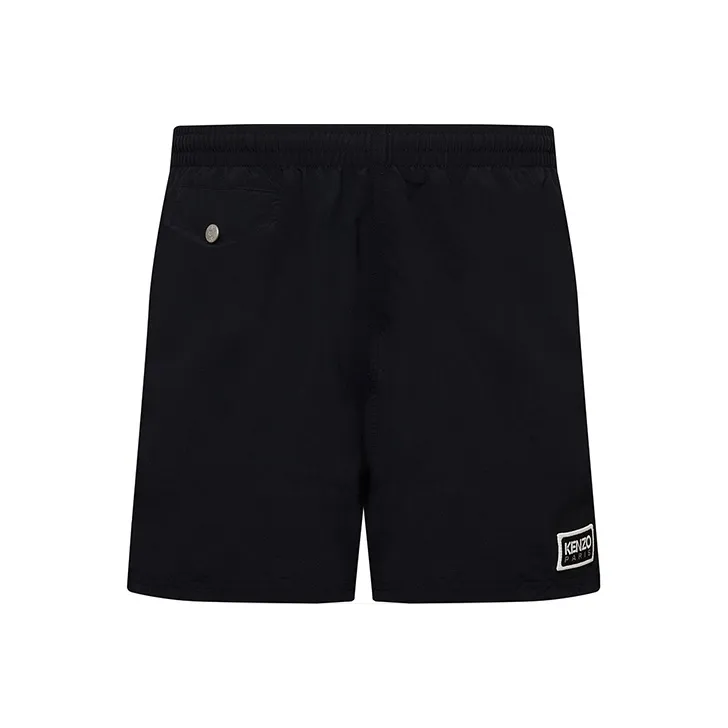KENZO Logo Patch Swim Trunks