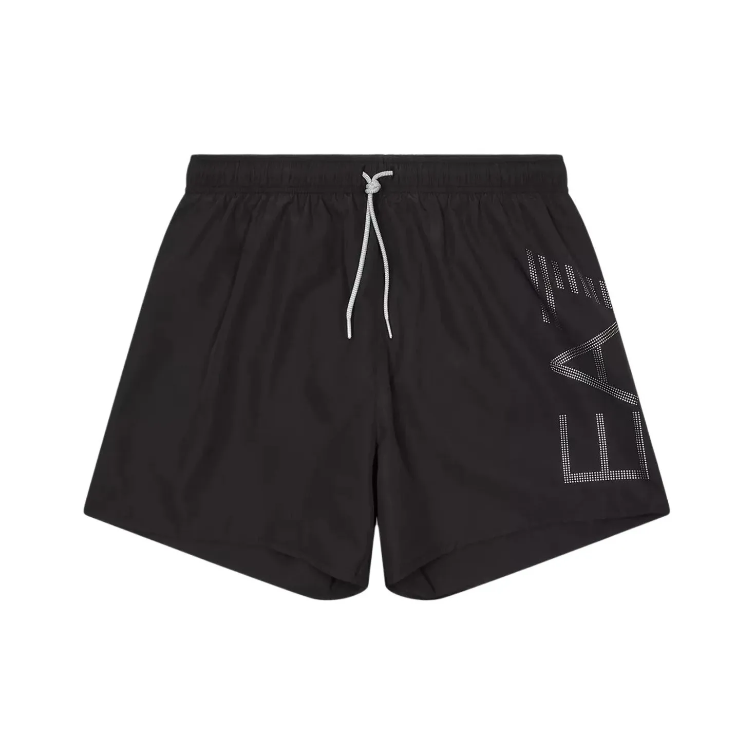 EMPORIO ARMANI EA7 SS25 Пляжные шорты Мужские Черные