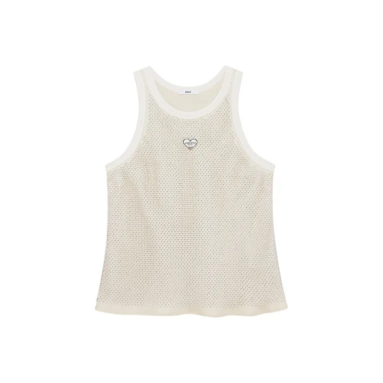 D'zzit Tank Tops Women's White