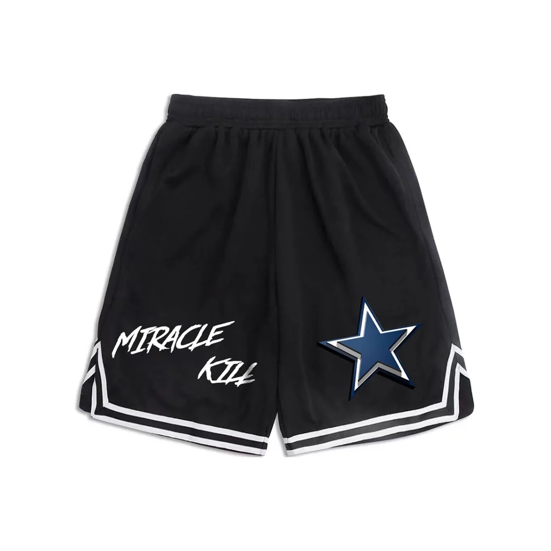 MIRACLE KILL Шорты Унисекс Черный