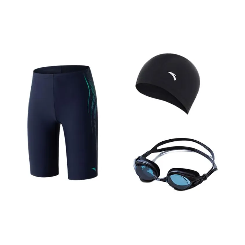 Anta Мужской комплект черный купальный костюм