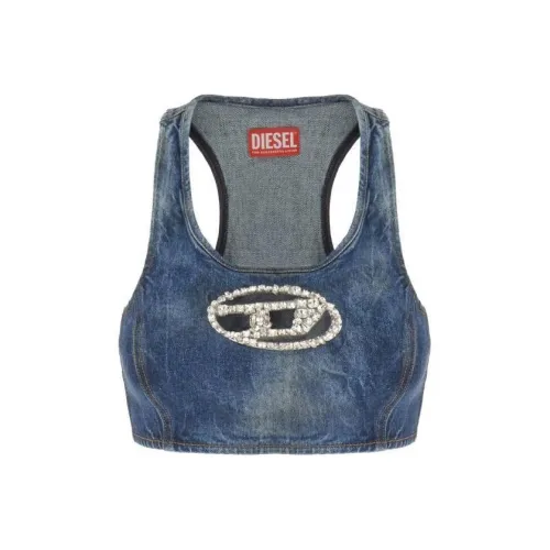 DIESEL Синие Женские Майки
