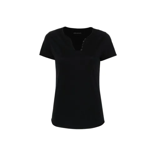 Zadig & Voltaire Черные Женские Т-рубашки