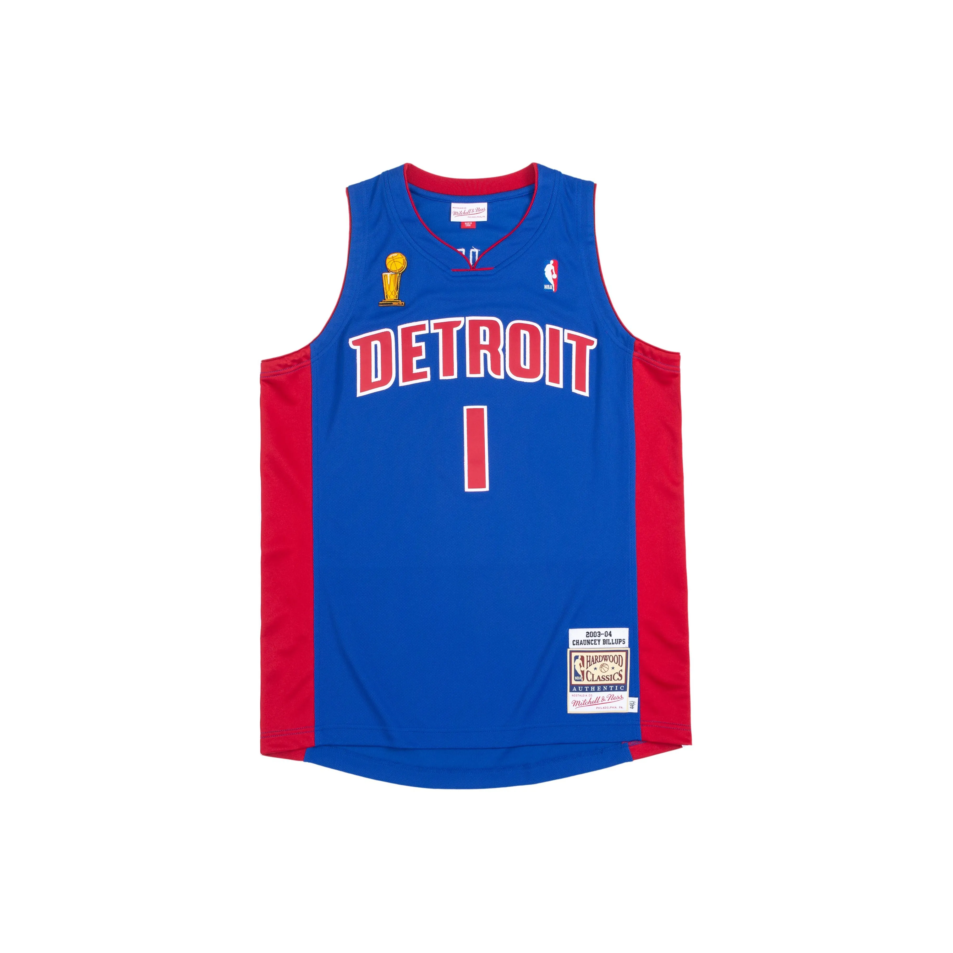 Mitchell & Ness 2003/04 Nba Finals Chauncey Billups Detroit Pistons Authentic Jersey